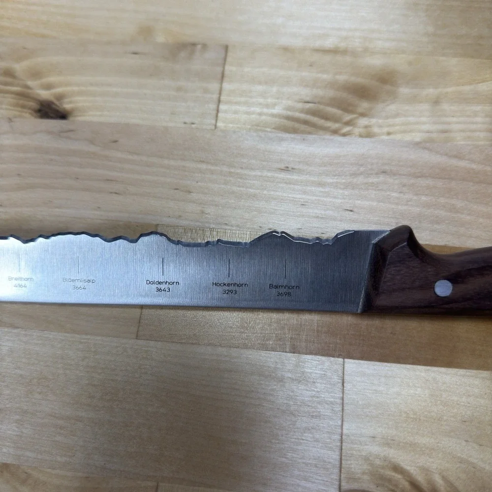 PanoramaKnife Bread Knife Bernese Oberland Switzerland Mountain Theme